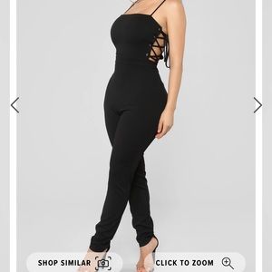 Fashion nova black jumpsuit